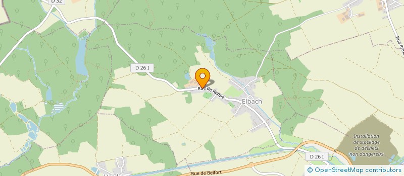 localisation de l'entreprise LA FIRST  ELBACH