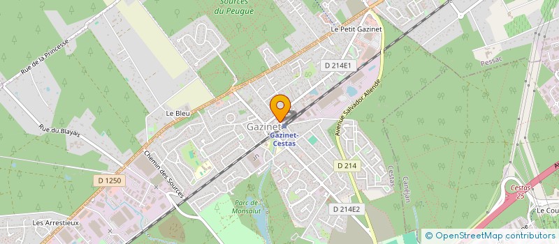 localisation de l'entreprise LA FISME  CESTAS