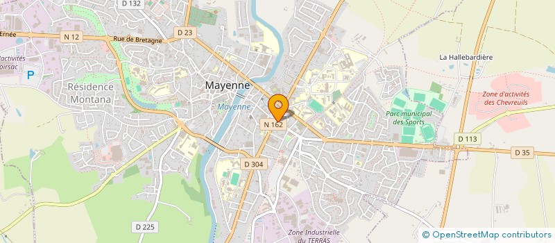 localisation de l'entreprise LA FL'M  MAYENNE