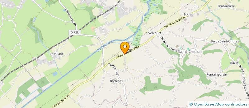 localisation de l'entreprise LA FLAGEOLIERE  SAINT-ONDRAS