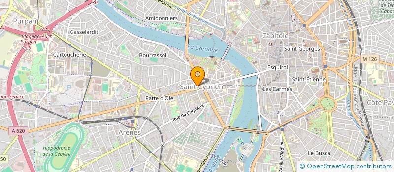localisation de l'entreprise LA FLAMBA à TOULOUSE