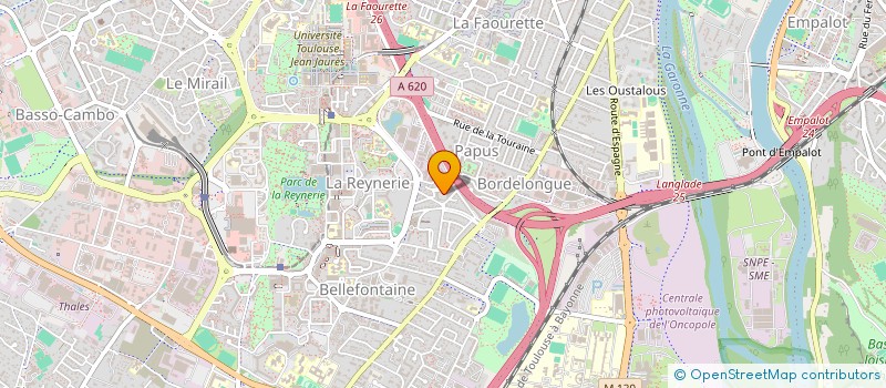 localisation de l'entreprise LA FLAMBADE DOREE à TOULOUSE