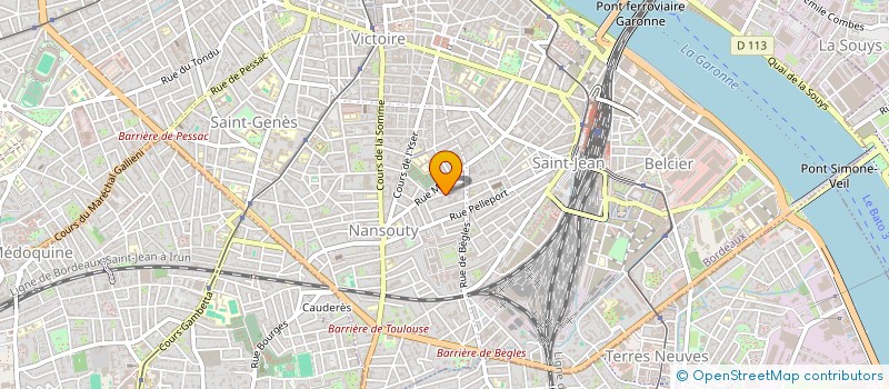 localisation de l'entreprise LA FLAMBEE  BORDEAUX