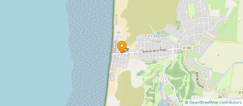 localisation de l'entreprise LA FLAMBEE à FORT-MAHON-PLAGE