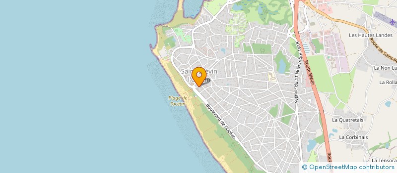 localisation de l'entreprise LA FLAMBEE  SAINT-BREVIN-LES-PINS