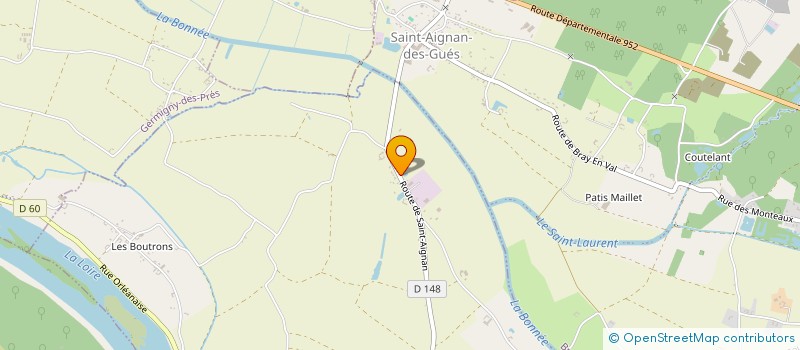 localisation de l'entreprise LA FLAMME à SAINT-BENOIT-SUR-LOIRE