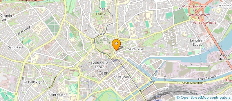 localisation de l'entreprise LA FLAMME à CAEN