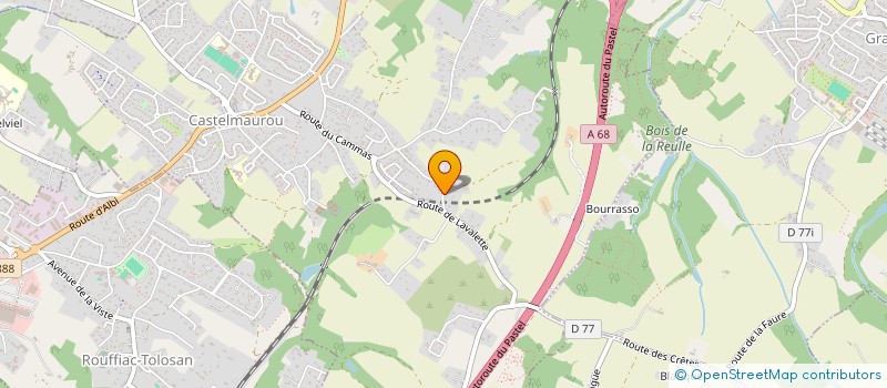 localisation de l'entreprise LA FLAMME à CASTELMAUROU