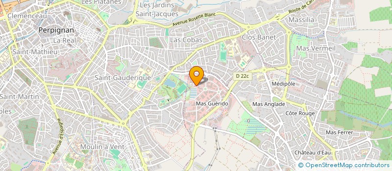 localisation de l'entreprise LA FLAMME CATALANE  CABESTANY