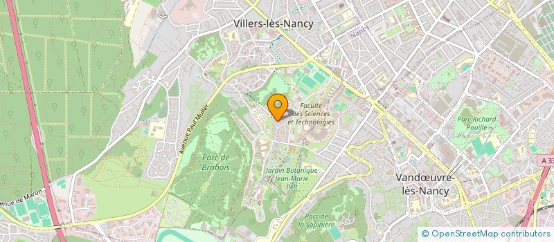 localisation de l'entreprise LA FLAMME D'HESTIA  VILLERS-LES-NANCY