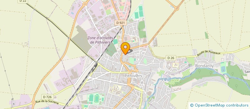 localisation de l'entreprise LA FLAMME DE L'ESPOIR à PITHIVIERS