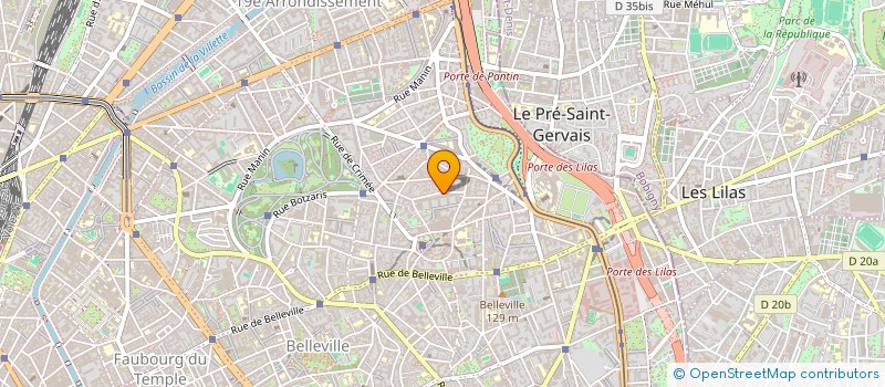 localisation de l'entreprise LA FLAMME DU CLCF  PARIS