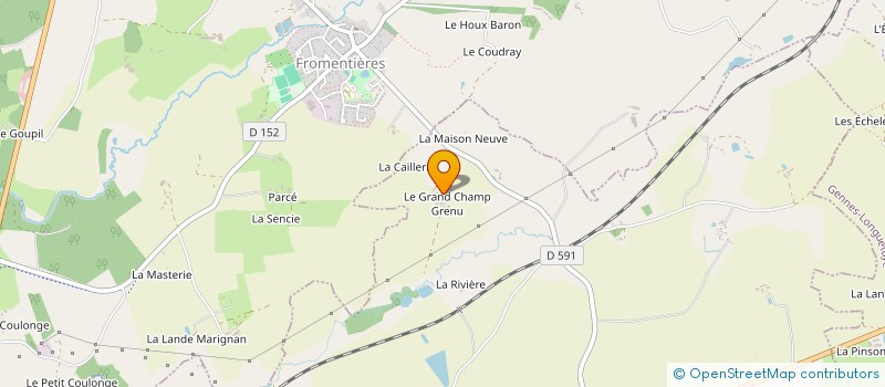 localisation de l'entreprise LA FLANDIERE  CHATEAU-GONTIER-SUR-MAYENNE