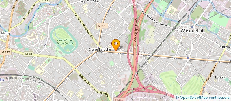 localisation de l'entreprise LA FLANDRE ASSURANCE CONSTRUCTION à MARCQ-EN-BARŒUL