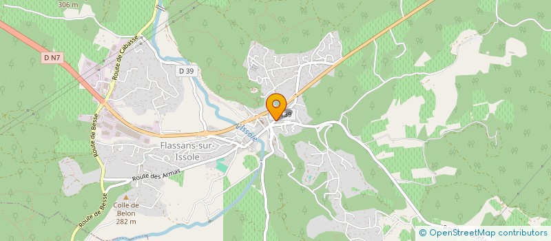 localisation de l'entreprise LA FLASSANNAISE  FLASSANS-SUR-ISSOLE