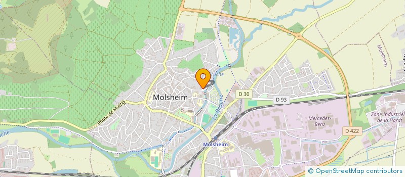 localisation de l'entreprise LA FLAV SOCIETY  MOLSHEIM