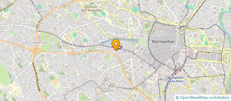 localisation de l'entreprise LA FLAVEUR DU MONDE à MONTPELLIER