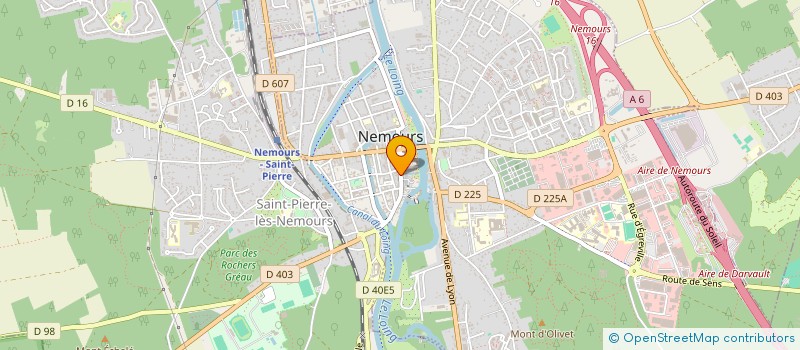 localisation de l'entreprise LA FLAZANE  NEMOURS