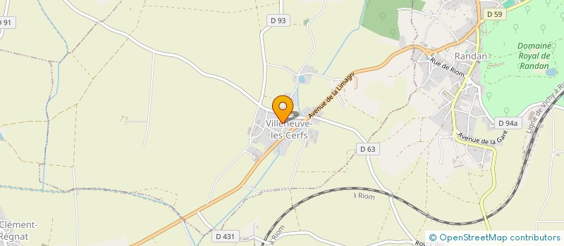 localisation de l'entreprise LA FLECHE  SAINT-DENIS-COMBARNAZAT