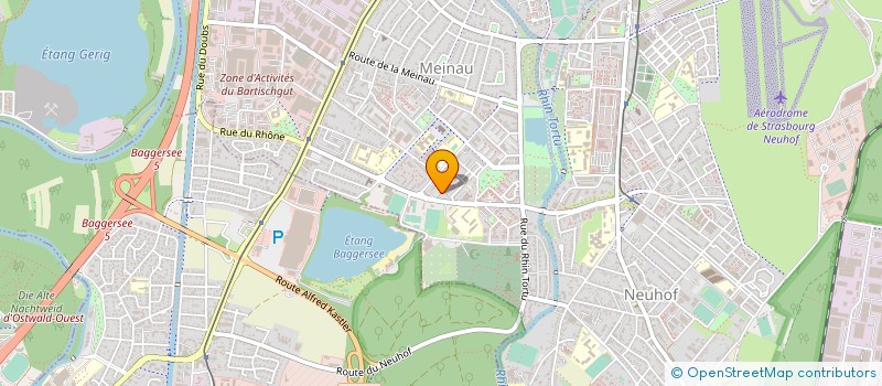 localisation de l'entreprise LA FLECHE ALSACIENNE à STRASBOURG