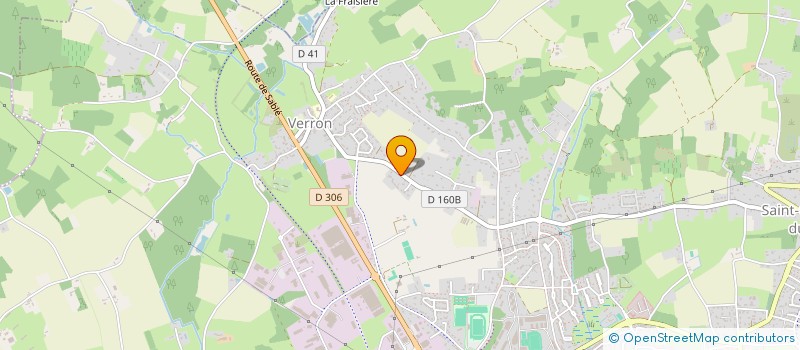 localisation de l'entreprise LA FLECHE BADMINTON (LFB72)  LA FLECHE