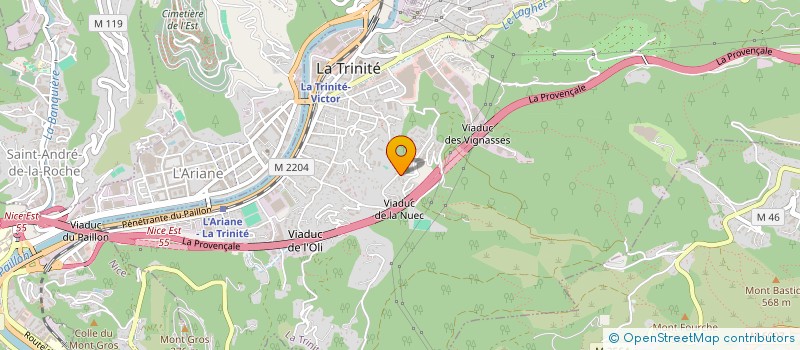 localisation de l'entreprise LA FLECHE D'OR à LA TRINITE