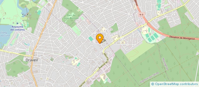 localisation de l'entreprise LA FLECHE DRAVEILLOISE à DRAVEIL