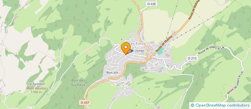 localisation de l'entreprise LA FLECHE FINOISE  LES FINS