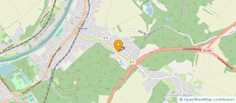 localisation de l'entreprise LA FLECHE MERIELLOISE à MERIEL