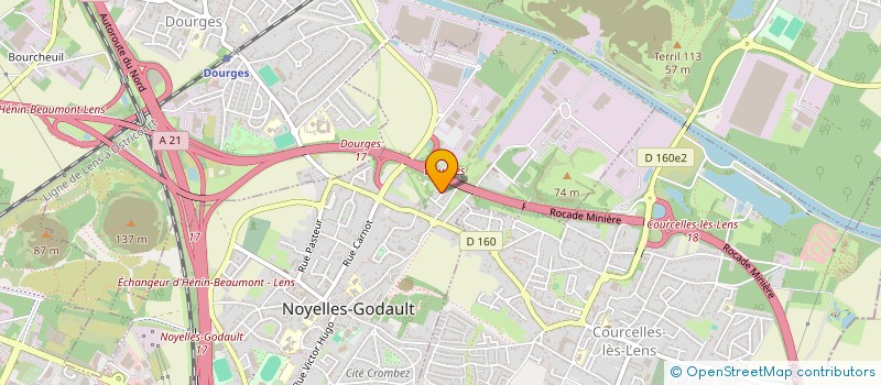 localisation de l'entreprise LA FLECHE NOYELLOISE  NOYELLES-GODAULT