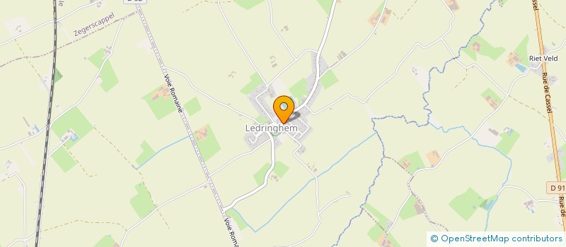 localisation de l'entreprise LA FLECHE POINTUE WORMHAUT à LEDRINGHEM