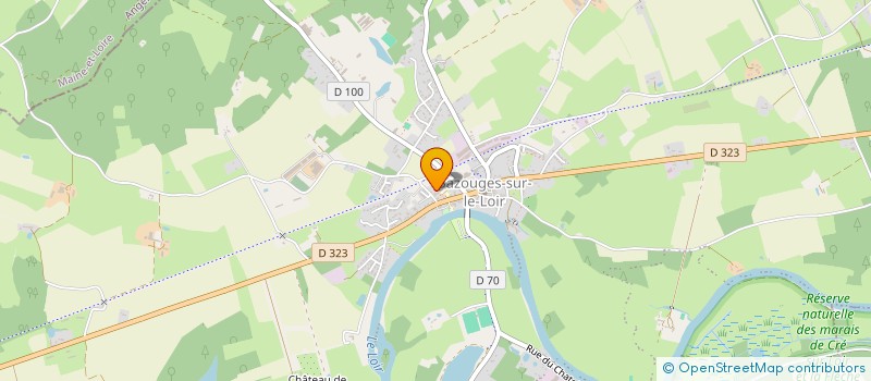 localisation de l'entreprise LA FLECHE VOLLEY-BALL  LA FLECHE