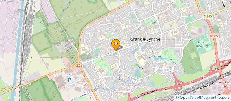 localisation de l'entreprise LA FLECHETTE GRANDE-SYNTHOISE  GRANDE-SYNTHE