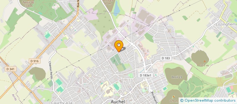 localisation de l'entreprise LA FLECHETTE TRADITIONNELLE POINTE ACIER AUCHELOISE  AUCHEL