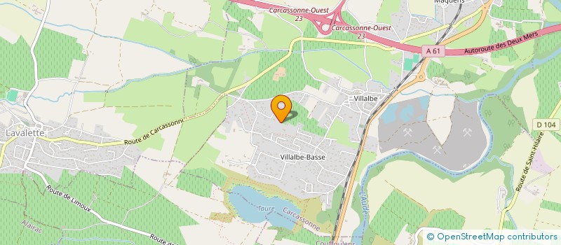 localisation de l'entreprise LA FLEMMARDIERE à CARCASSONNE