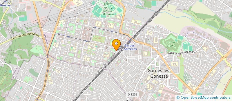 localisation de l'entreprise LA FLEUR à SARCELLES
