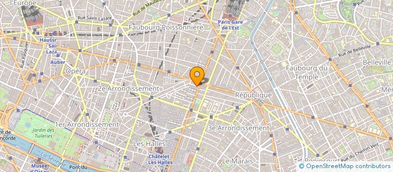 localisation de l'entreprise LA FLEUR A SES RAISONS à PARIS