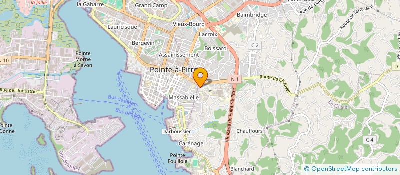 localisation de l'entreprise LA FLEUR AUTREMENT  LES ABYMES