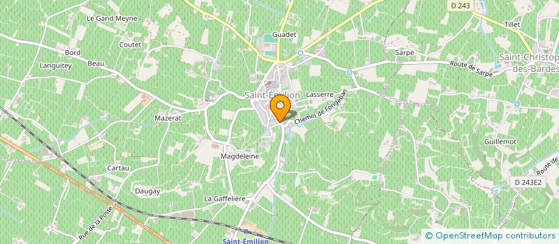 localisation de l'entreprise LA FLEUR BOUQUEY  SAINT-HIPPOLYTE