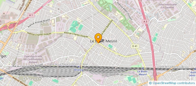 localisation de l'entreprise LA FLEUR DE BLANC MESNIL à LE BLANC-MESNIL