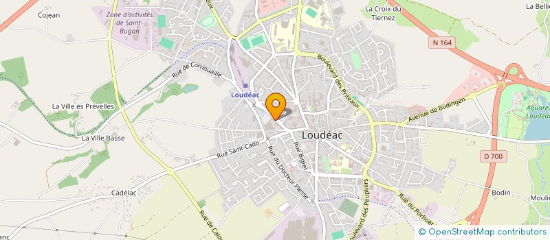 localisation de l'entreprise LA FLEUR DE BLE NOIR à LOUDEAC