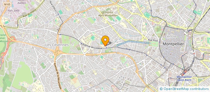 localisation de l'entreprise LA FLEUR DE L EAU à MONTPELLIER