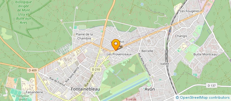 localisation de l'entreprise LA FLEUR DE LIS à FONTAINEBLEAU