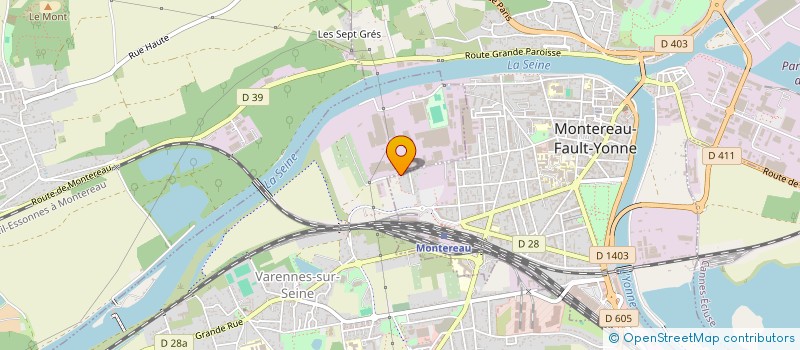 localisation de l'entreprise LA FLEUR DE LOTUS  MONTEREAU-FAULT-YONNE