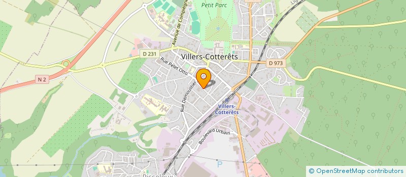 localisation de l'entreprise LA FLEUR DE LYS à VILLERS-COTTERETS