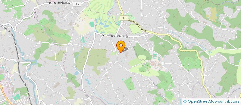 localisation de l'entreprise LA FLEUR DE QI  CHATEAUNEUF-GRASSE