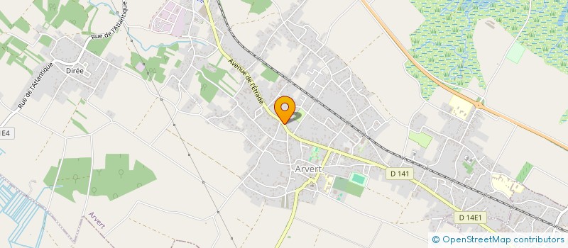 localisation de l'entreprise LA FLEUR DE SEL  ARVERT