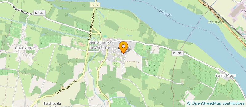 localisation de l'entreprise LA FLEUR DE VIGNE  BRISSAC LOIRE AUBANCE