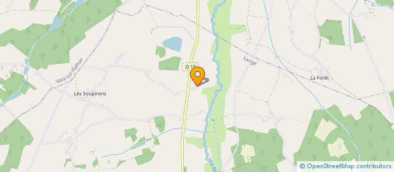 localisation de l'entreprise LA FLEUR DES VERGERS ET DES JARDINS  LANGE