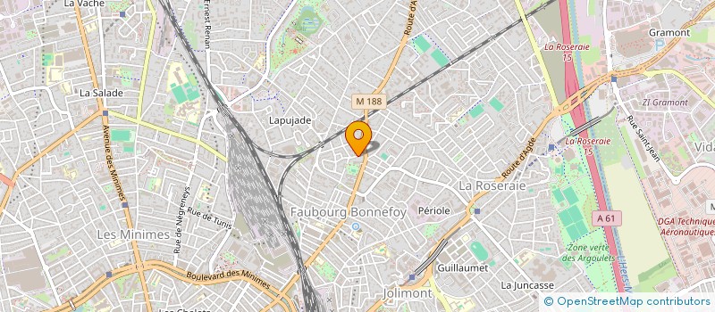 localisation de l'entreprise LA FLEUR DU BOUCAN à TOULOUSE